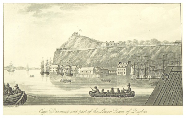 LAMBERT 1816 CAPE DIAMOND AND PART OF THE LOWER TOWN OF QUEBEC LAMBERT 1816 CAPE DIAMOND AND PART OF THE LOWER TOWN OF QUEBEC