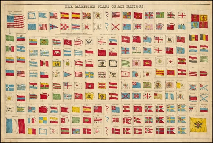 Lloyd, H.H. 1874 Flags and arms of the principal nations of the world