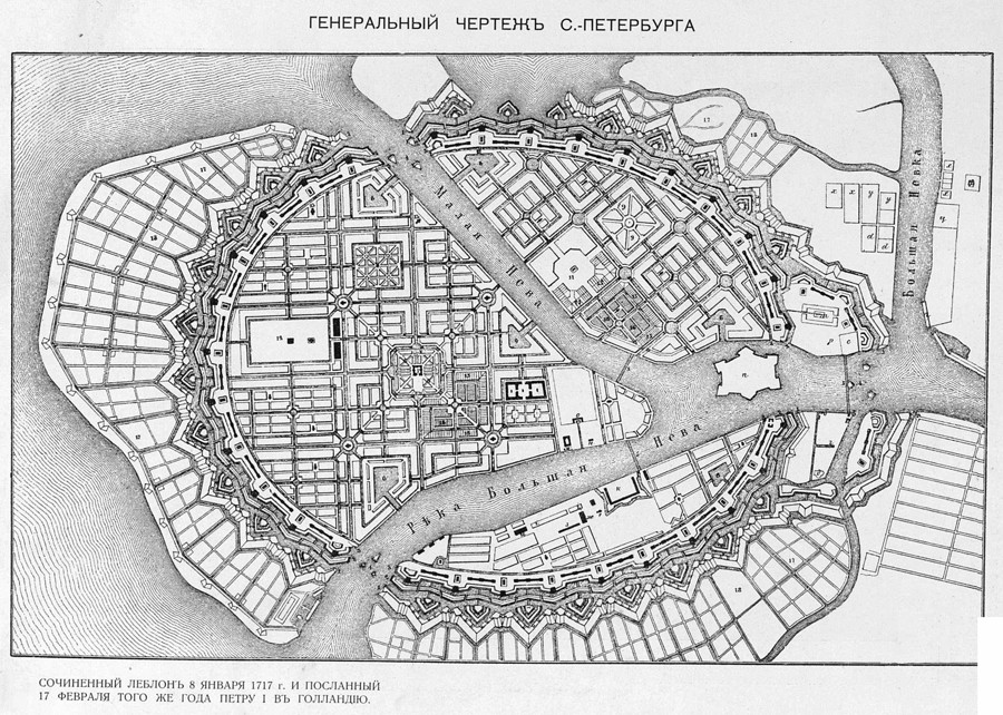 план Петербурга 