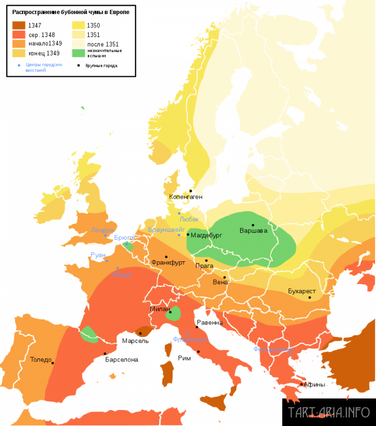 Чума в Европе